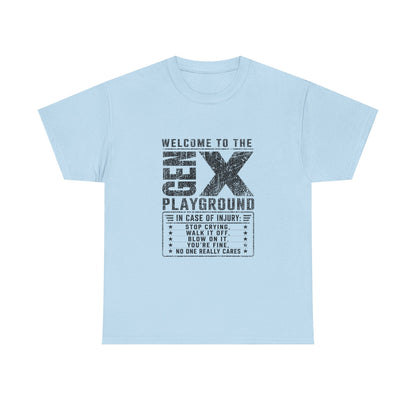 T-Shirt — 'Welcome to the Gen X Playground' Graphic Tee