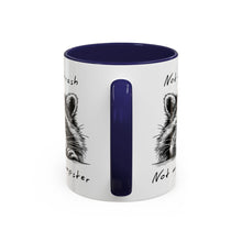 Not My Trash Not My Dumpster Raccoon Accent Coffee Mug