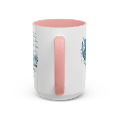 Customizable Mermaid Quote Accent Coffee Mug — Inspirational Ocean Art 11/15oz