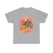 T-Shirt — "Perfection Is Overrated" Raccoon Graphic Tee