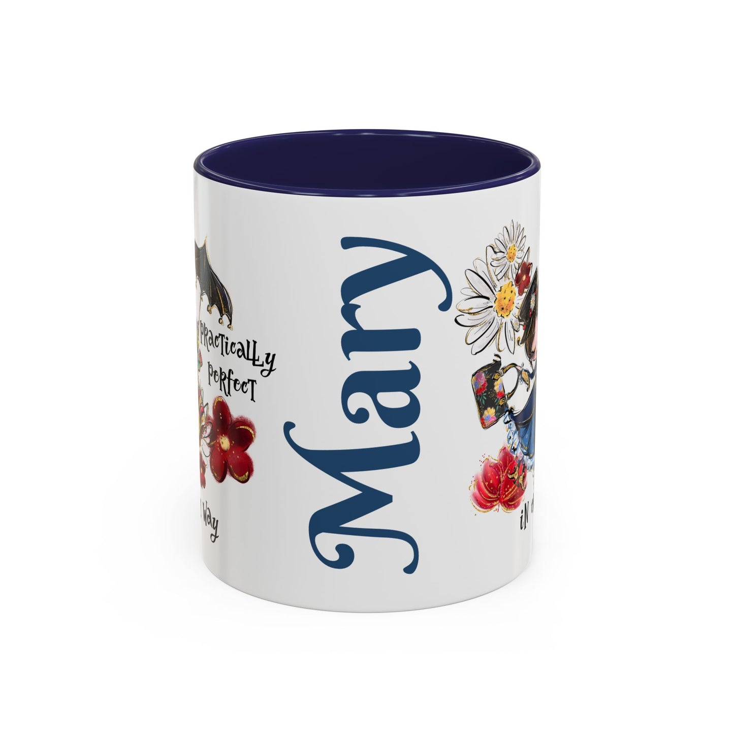 Accent Coffee Mug — 'Practically Perfect in Every Way'