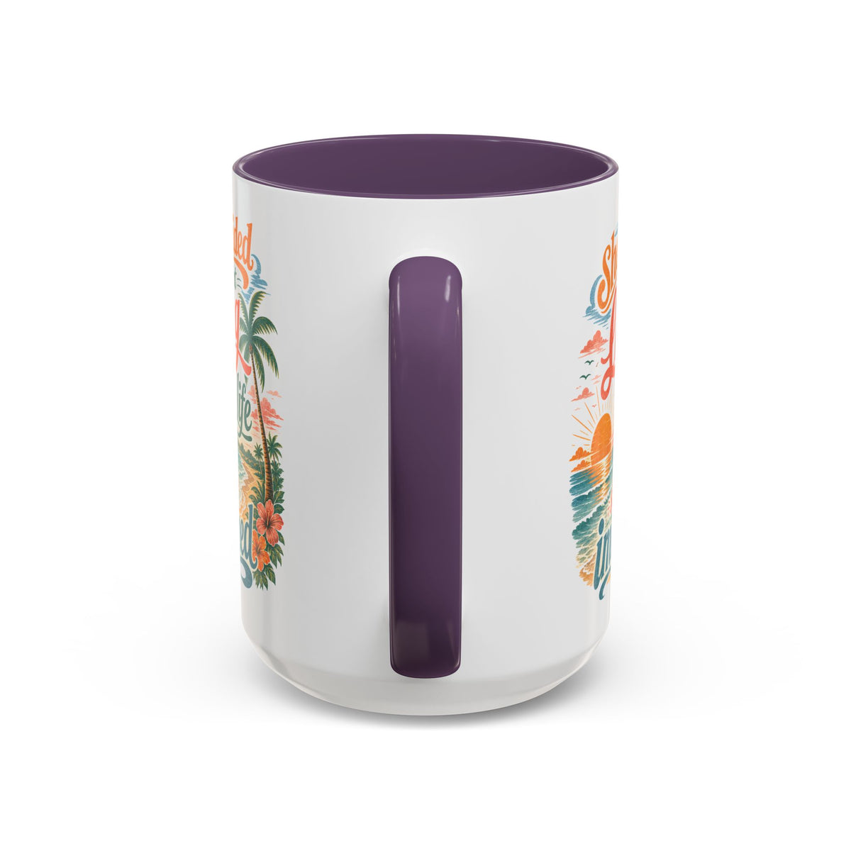 *Customizable* Living the Life Coffee Mug — "She Decided to Start Living the Life She Had Imagined"