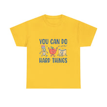 "You Can Do Hard Things" Back to  School Tee with Cute Characters