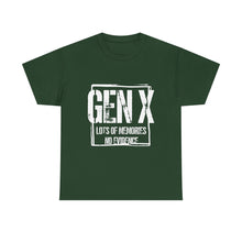 Gen X Tee — "Gen X: Lots of Memories, No Evidence" Vintage Retro Shirt