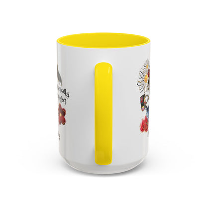 Customizable Accent Coffee Mug — 'Practically Perfect in Every Way'
