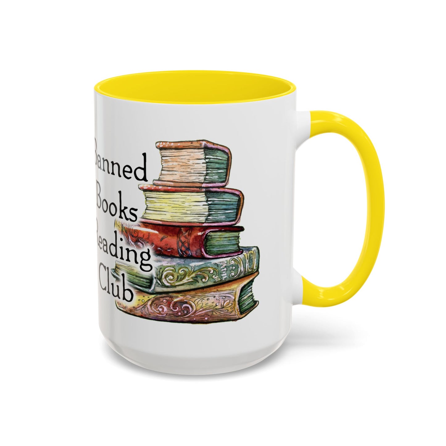 Banned Books Reading Club - Accent Coffee Mug (11, 15oz)