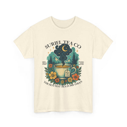 Suriel Tea Co. Vintage Tea Cup T-Shirt  Graphic Tee