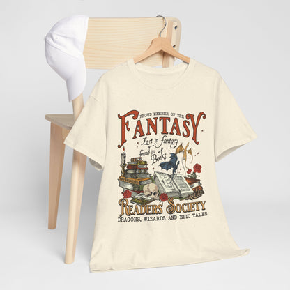 Fantasy Reader Society T-Shirt Booklover Tee