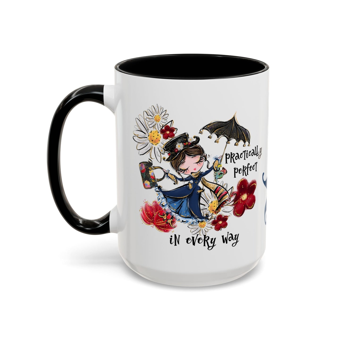 Accent Coffee Mug — 'Practically Perfect in Every Way'
