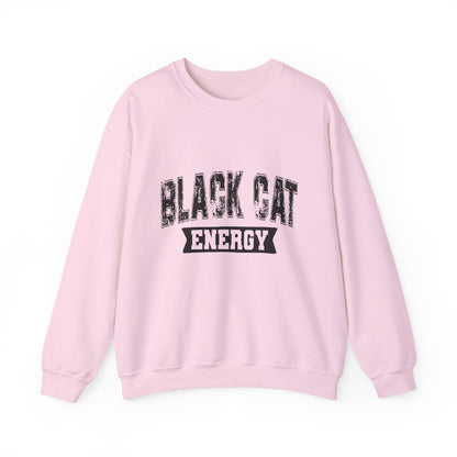 Black Cat Energy Crewneck Sweatshirt