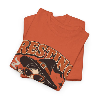 Resting Witch Face T-Shirt – Cute Halloween Witch Coffee Tee
