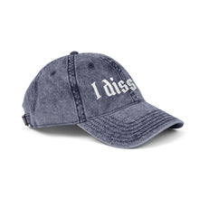 Embroidered 'I Dissent' Vintage Cap - White text