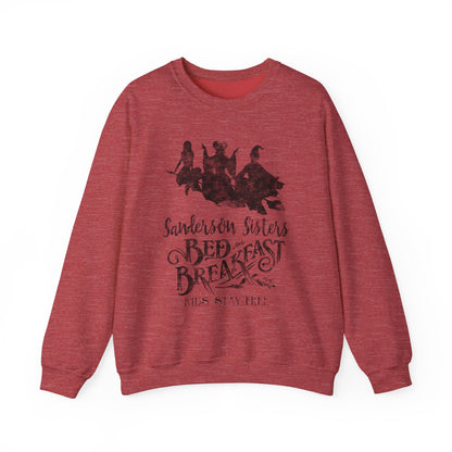 Sanderson Sisters Bed & Breakfast Crewneck Sweatshirt -  Witchy Graphic Pullover