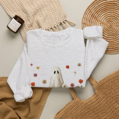 Ghost in Wildflowers Crewneck Sweatshirt