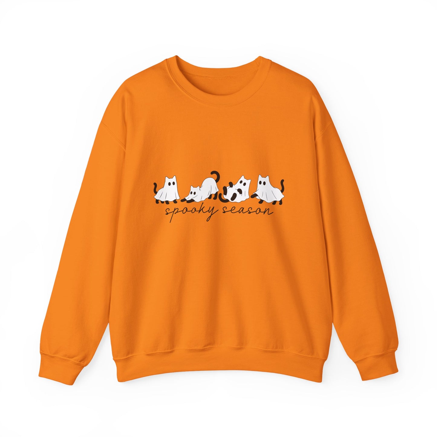 Spooky Season Cats Crewneck Sweatshirt