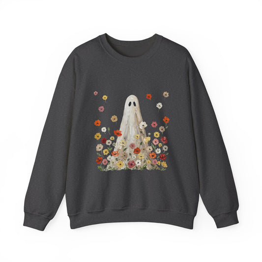 Ghost in Wildflowers Crewneck Sweatshirt