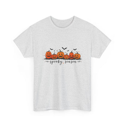 Spooky Season Pumpkin Tee — Cute Jack-o'-Lanterns & Bats Halloween T-Shirt