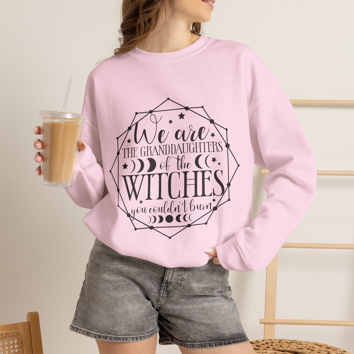 “We are the Granddaughters of the Witches” Crewneck Sweatshirt
