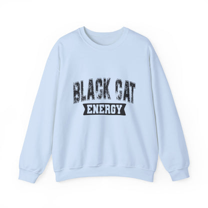 Black Cat Energy Crewneck Sweatshirt