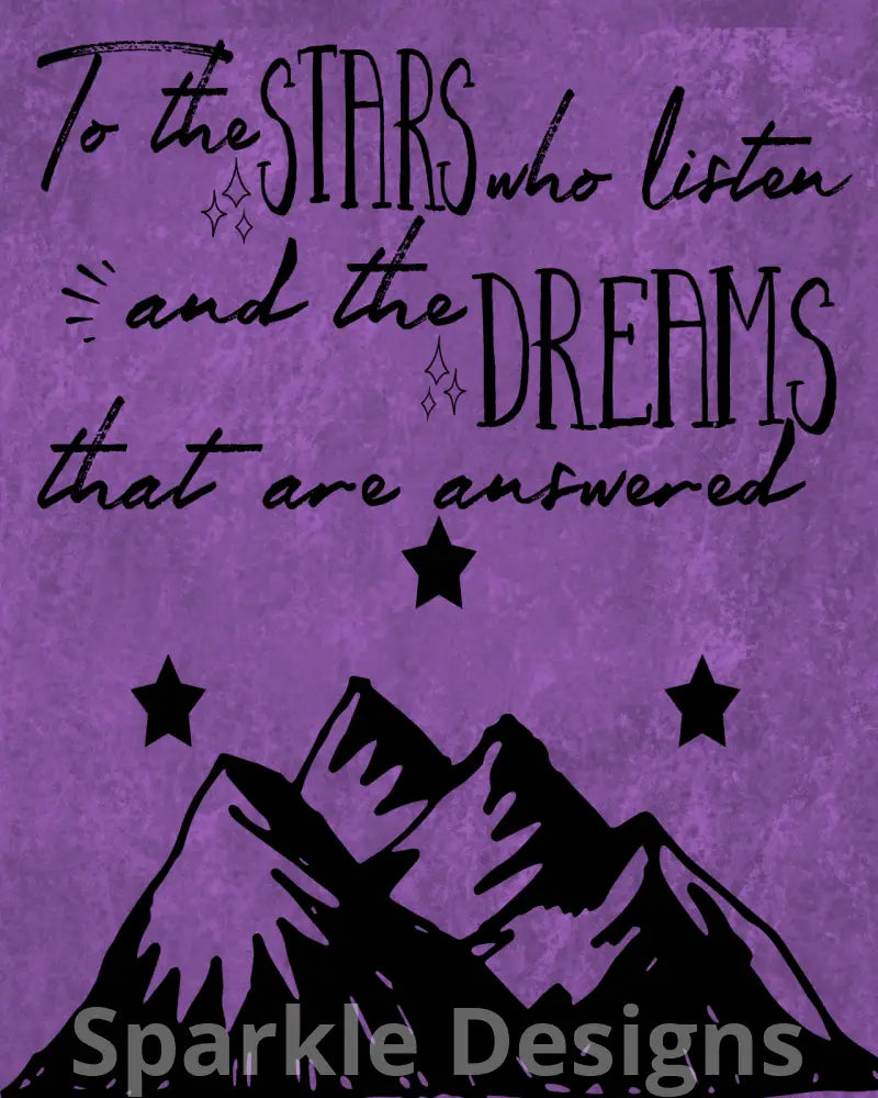 To the stars who listen