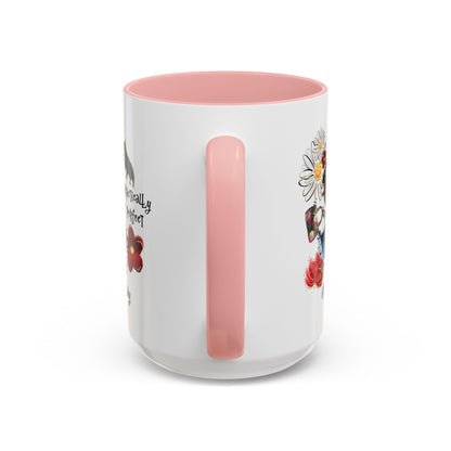 Customizable Accent Coffee Mug — 'Practically Perfect in Every Way'