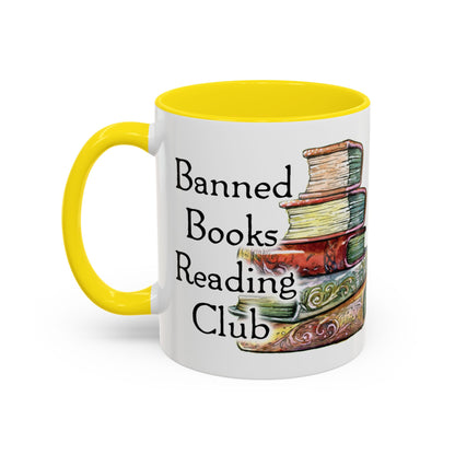 Banned Books Reading Club - Accent Coffee Mug (11, 15oz)
