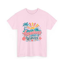 Happiness Comes in Waves T-Shirt — Beachy Summer Graphic Tee