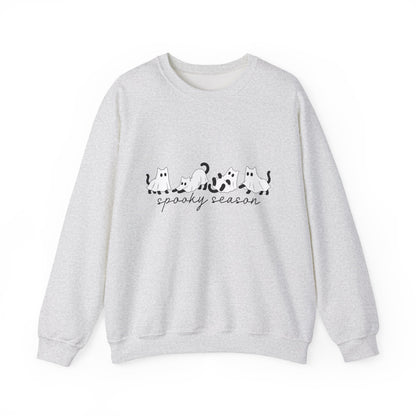 Spooky Season Cats Crewneck Sweatshirt