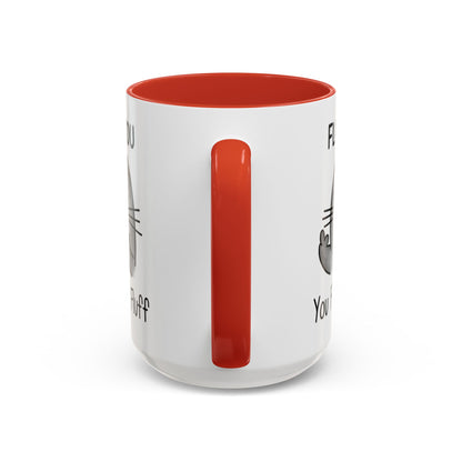 Customizable Fluff You - Accent Coffee Mug (11, 15oz)