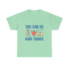 "You Can Do Hard Things" Back to  School Tee with Cute Characters