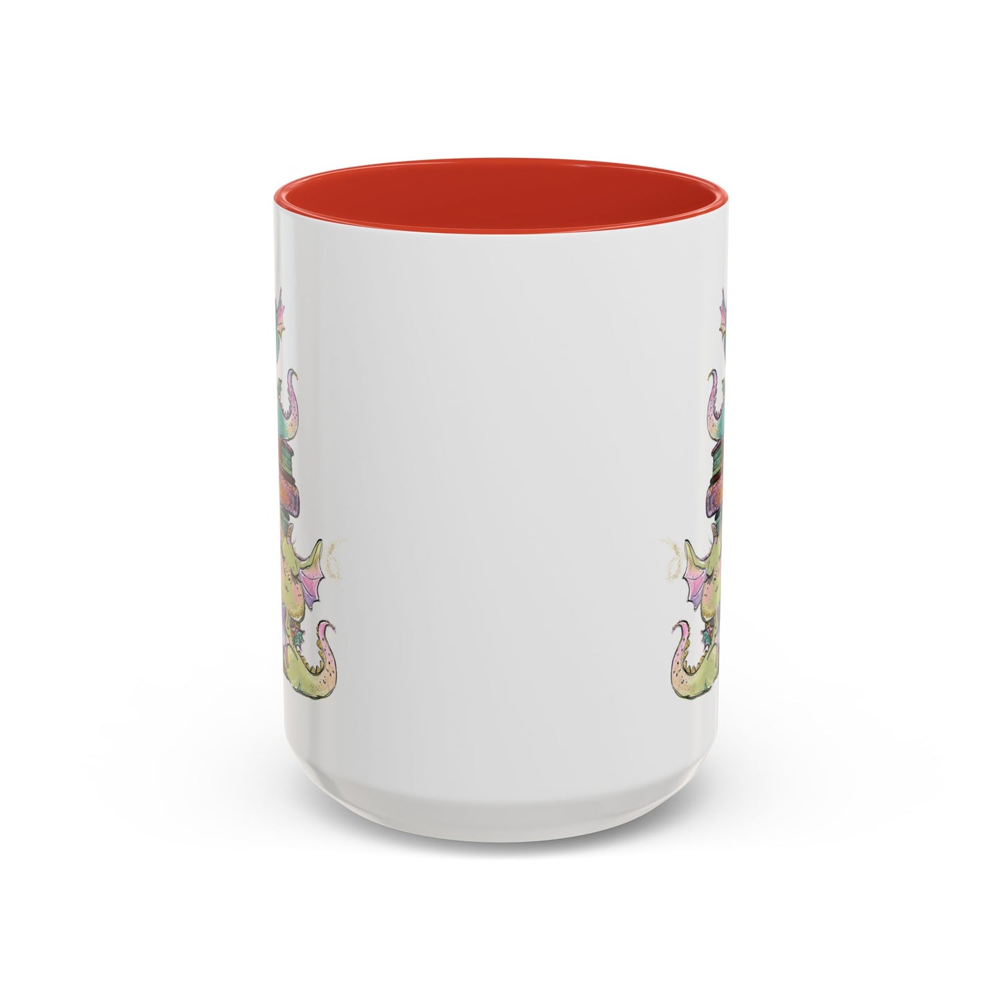 Book Dragons - Accent Coffee Mug (11, 15oz)