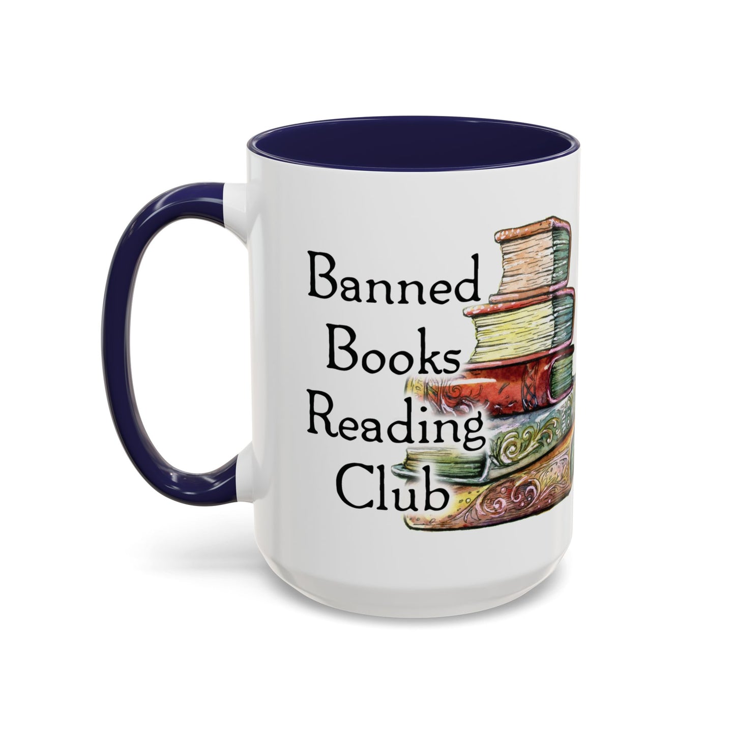 Banned Books Reading Club - Accent Coffee Mug (11, 15oz)