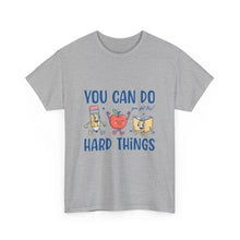 "You Can Do Hard Things" Back to  School Tee with Cute Characters
