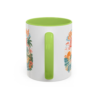 *Customizable* Living the Life Coffee Mug — "She Decided to Start Living the Life She Had Imagined"