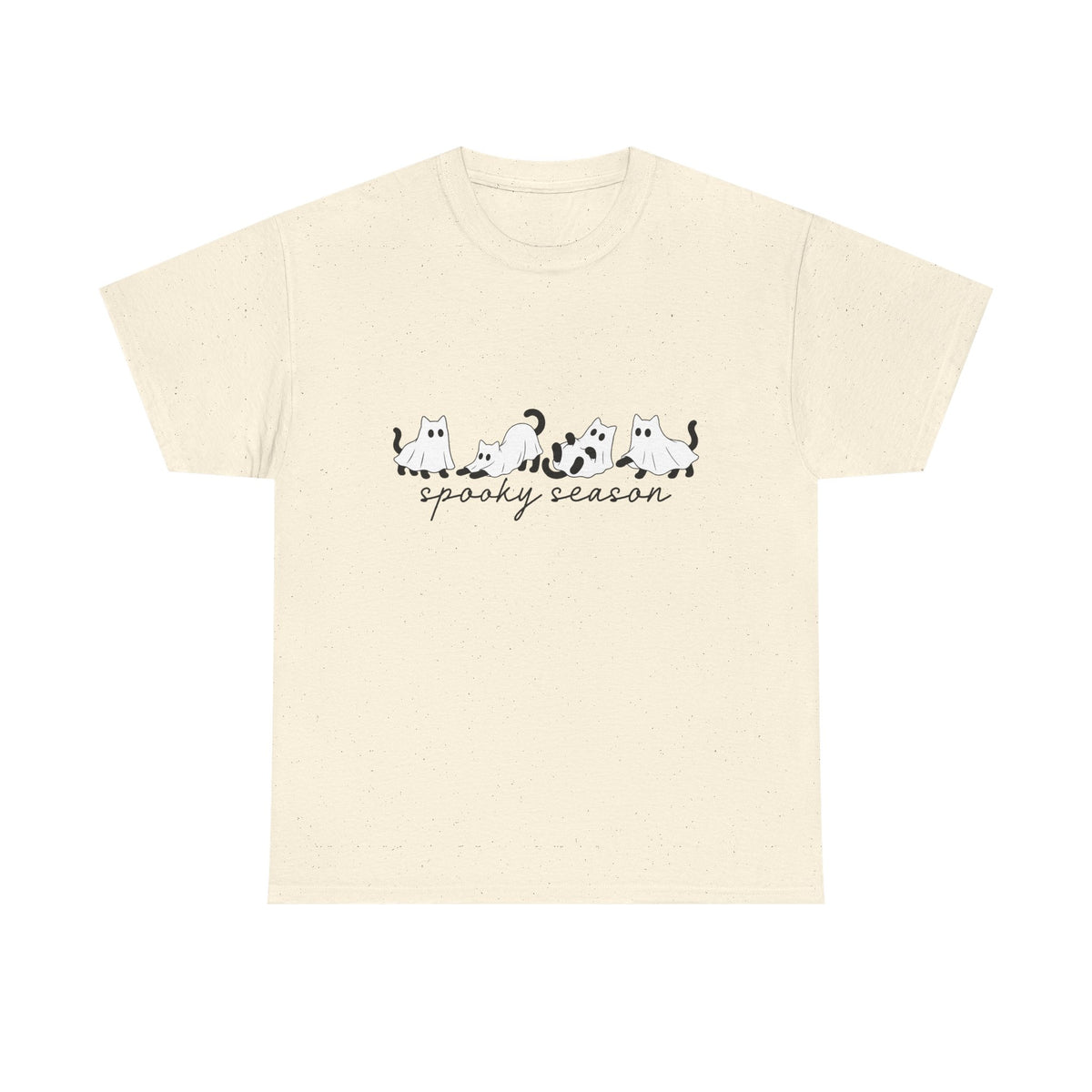 Spooky Season Cat Tee — Cute Ghost Cats "spooky season" Halloween Shirt