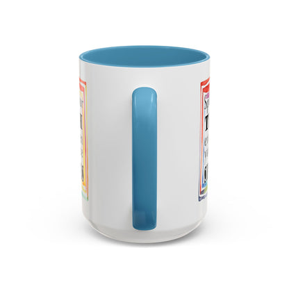 Customizable Accent Coffee Mug — "Speak Your Truth Even When Your Voice Shakes" Inspirational Ceramic Mug