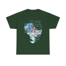 Mermaid Quote T-Shirt — 'I Must Be a Mermaid' Watercolor Tee  - dark olors