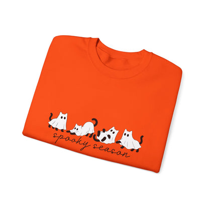 Spooky Season Cats Crewneck Sweatshirt