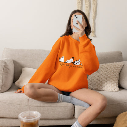 Spooky Season Cats Crewneck Sweatshirt