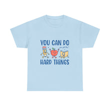 "You Can Do Hard Things" Back to  School Tee with Cute Characters