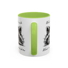 Not My Trash Not My Dumpster Raccoon Accent Coffee Mug