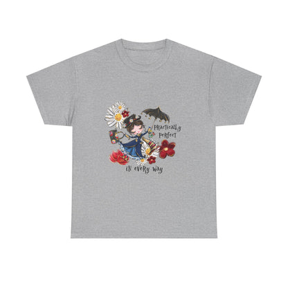 T-Shirt — 'Practically Perfect In Every Way' Floral Tee