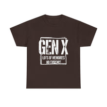 Gen X Tee — "Gen X: Lots of Memories, No Evidence" Vintage Retro Shirt