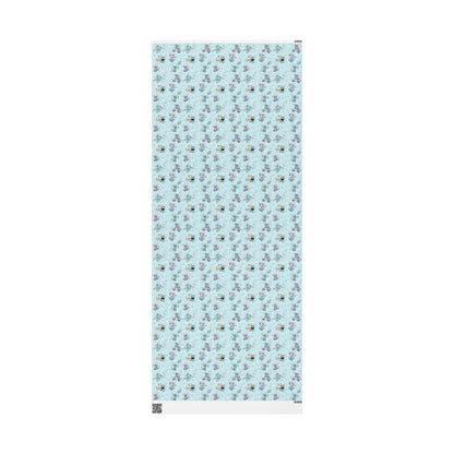 Cute Dragons Gift Wrap (Blue)