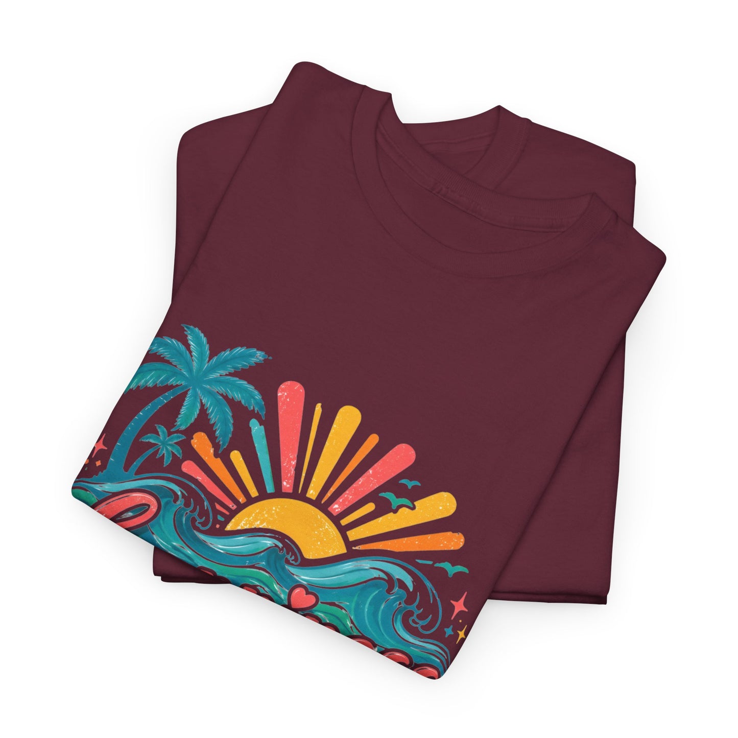 Happiness Comes in Waves T-Shirt — Beachy Summer Graphic Tee
