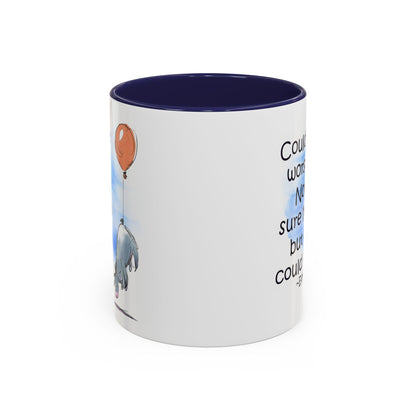 Could Be Worse - Classic Eeyore Accent Coffee Mug (11, 15oz)