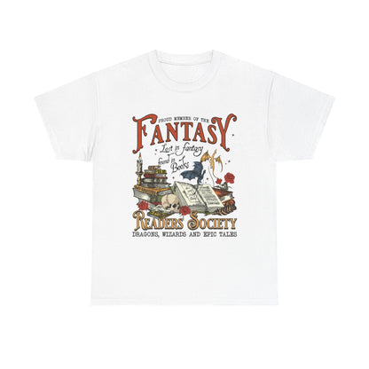 Fantasy Reader Society T-Shirt Booklover Tee