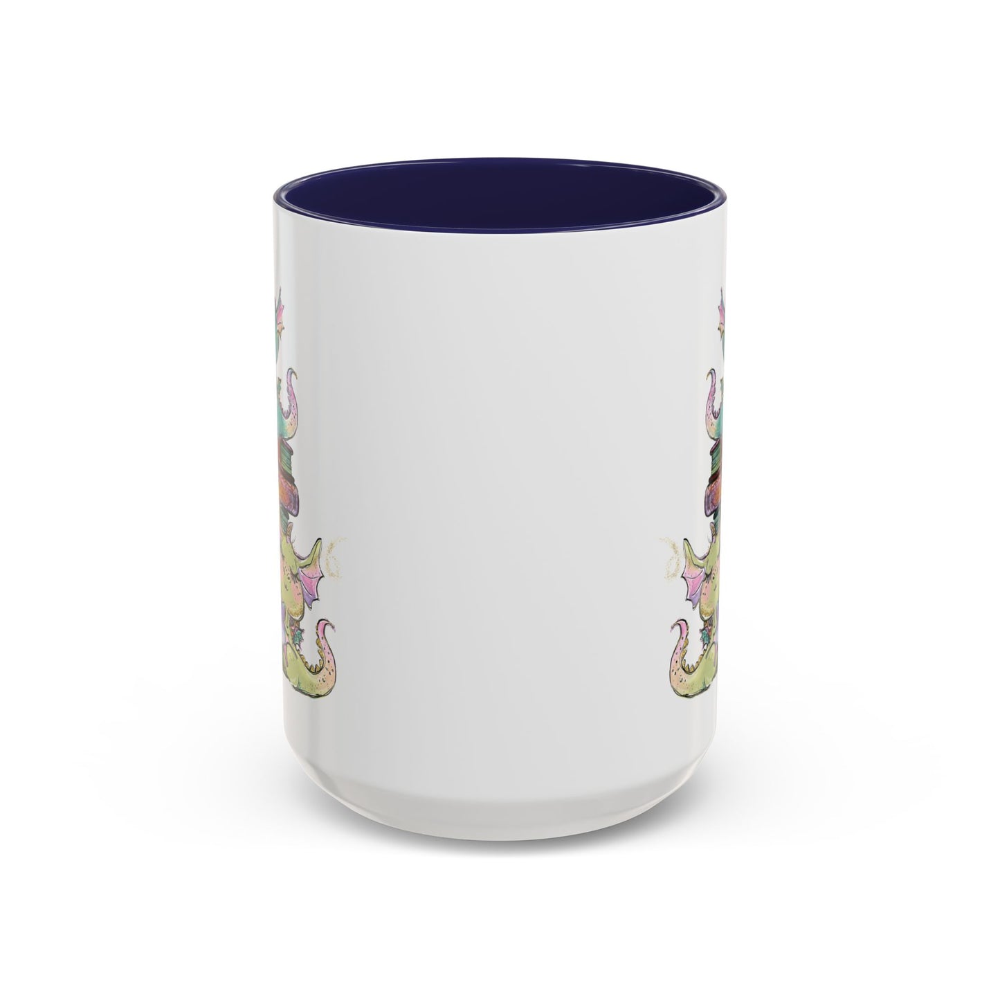 Book Dragons - Accent Coffee Mug (11, 15oz)