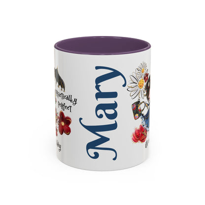 Accent Coffee Mug — 'Practically Perfect in Every Way'