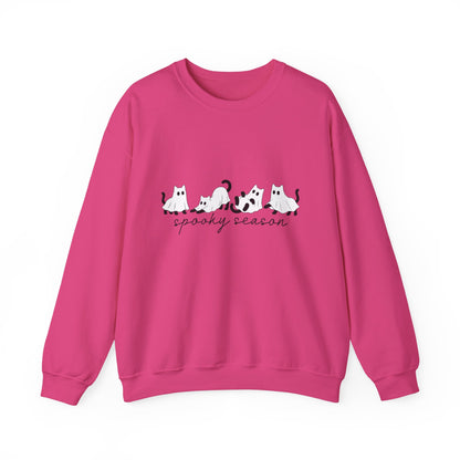 Spooky Season Cats Crewneck Sweatshirt